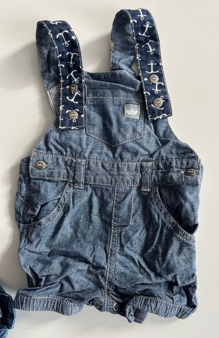 Lot salopettes garçon 9 mois très bon état - photo numéro 5