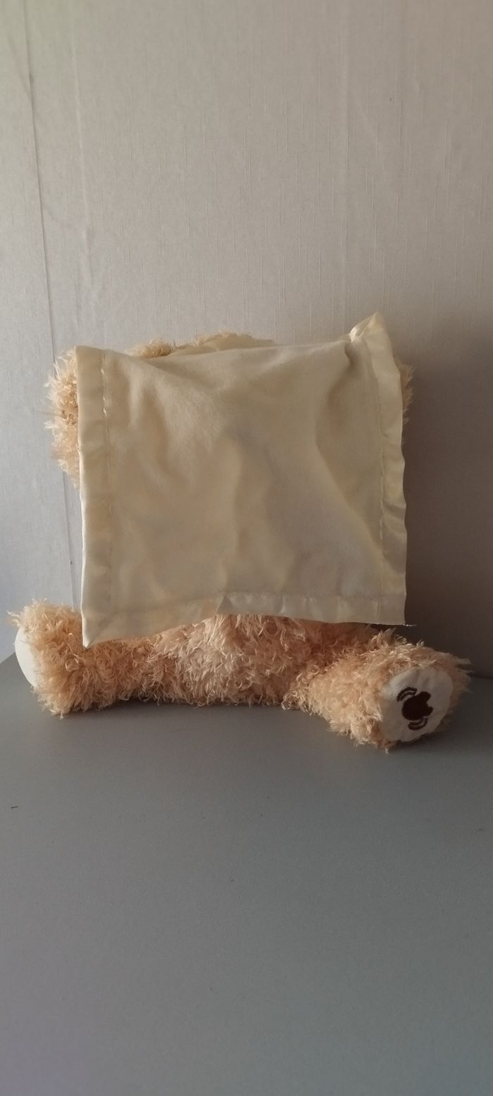 Peluche ours cache cache. - photo numéro 3