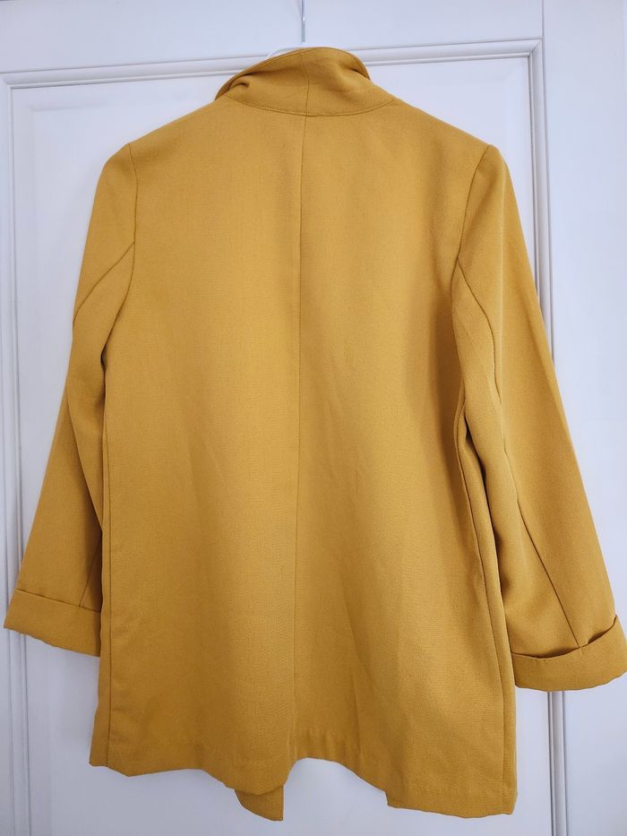 Magnifique blazer moutarde pimkie taille S neuf - photo numéro 6