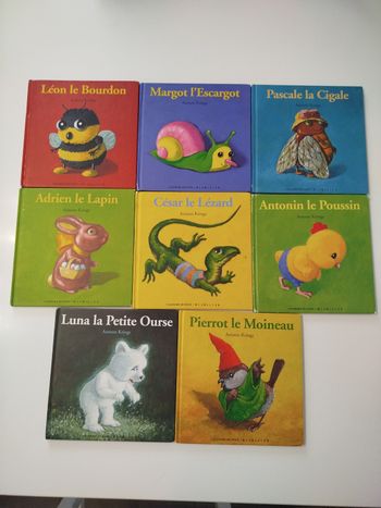 Lot de 8 livres drôle de petites bêtes