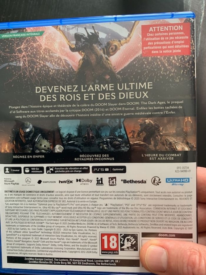 Doom the dark ages PS5 - photo numéro 2