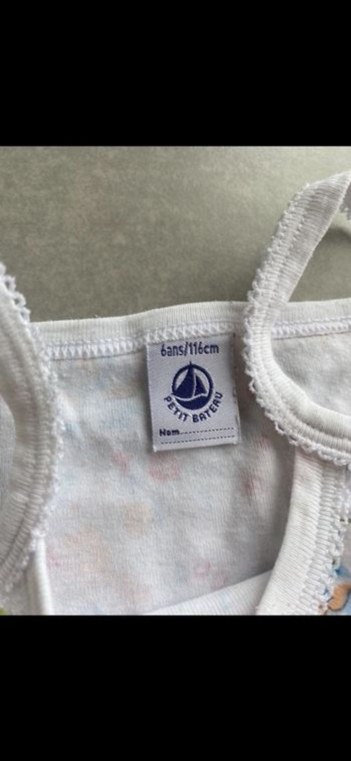 Débardeur Maillot de corps Petit Bateau 6 ans - photo numéro 8
