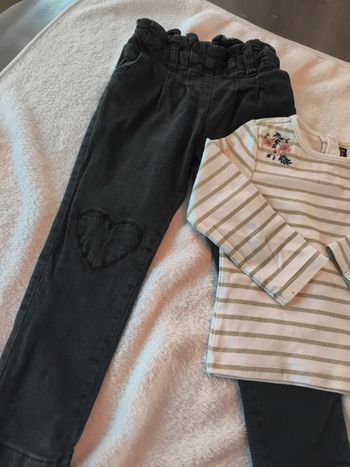 Jean et tee shirt manches longues
