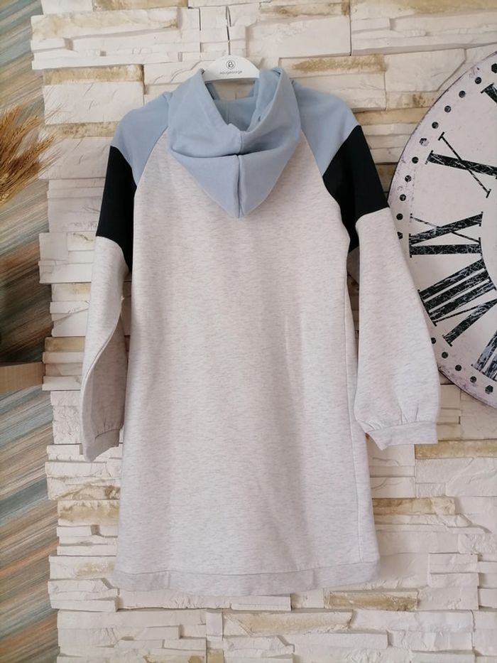 Robe sweat à capuche fille - photo numéro 6