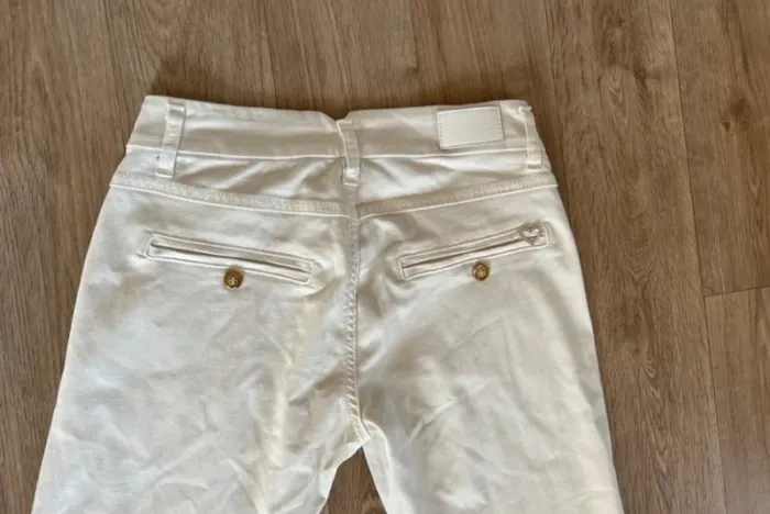 Please pantalon blanc femme, taille 36 été - photo numéro 5