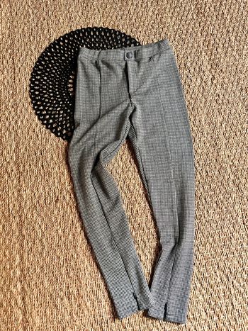 Jegging carreaux gris