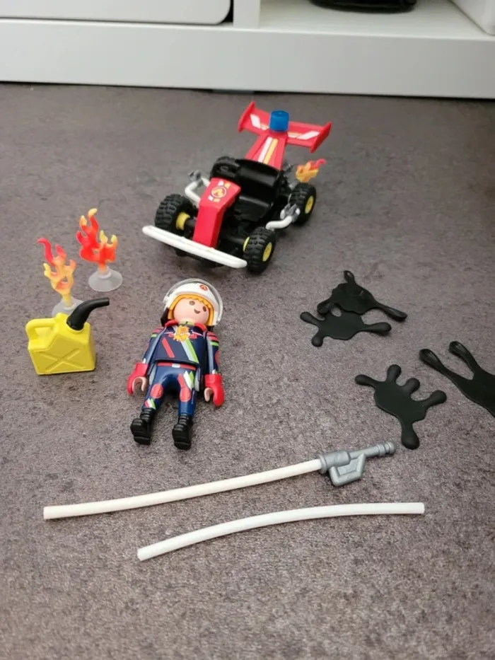 Playmobil 70554 stuntshow véhicule de pompier - photo numéro 2