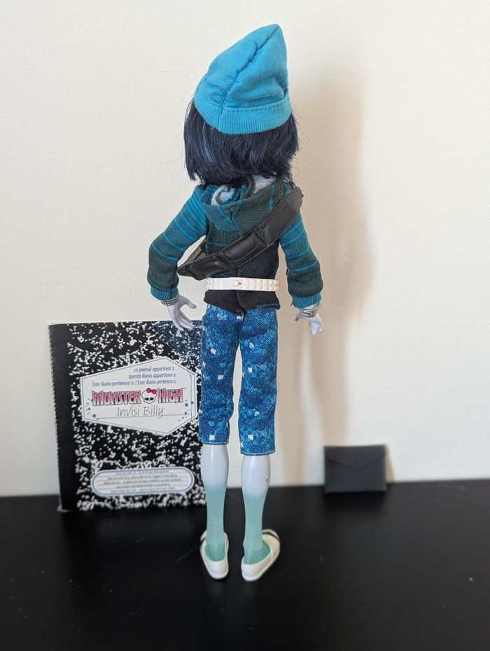 poupée Monster high invisi billy new scaremester - photo numéro 4