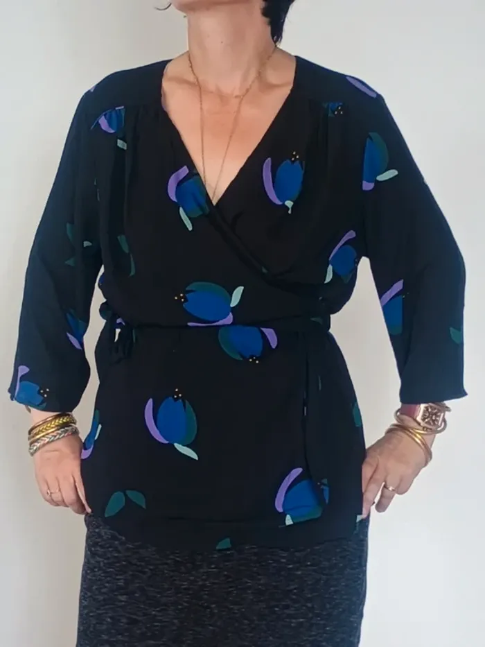 Tunique fluide Kiabi T48 imprimé floral