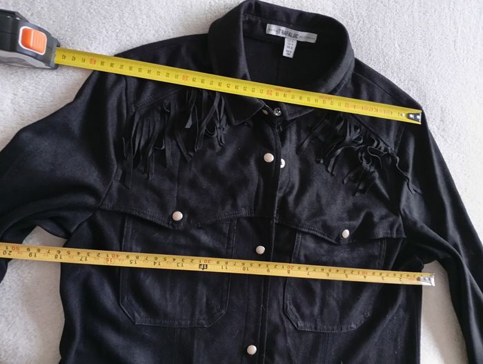 Veste Chemise en suédine noir 38 - photo numéro 7