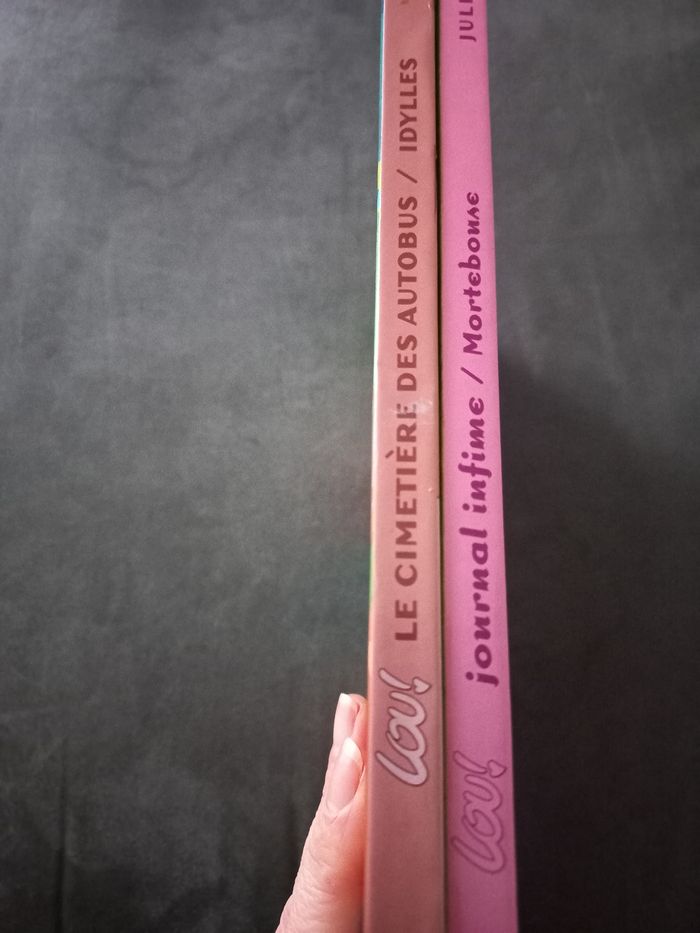 Lot 2 albums double bd lou tome 1 2 3 4