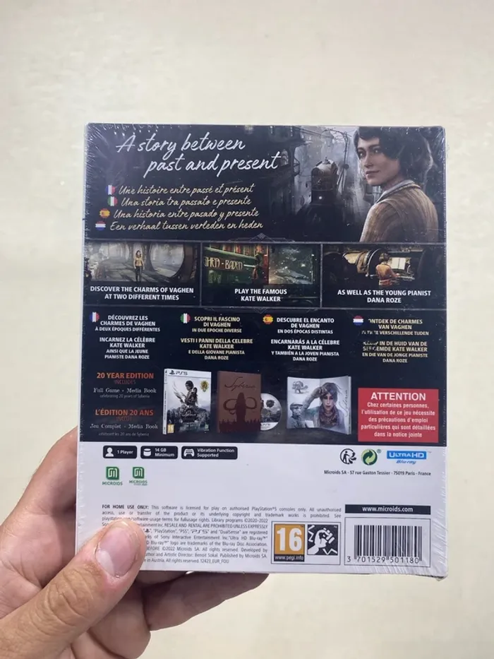 🎮 Syberia The World Before – Édition 20e Anniversaire – PS5 – Neuf sous blister - photo numéro 2