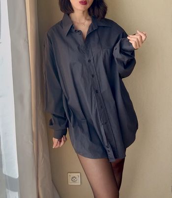 Chemise Café coton grise XXL très bon état