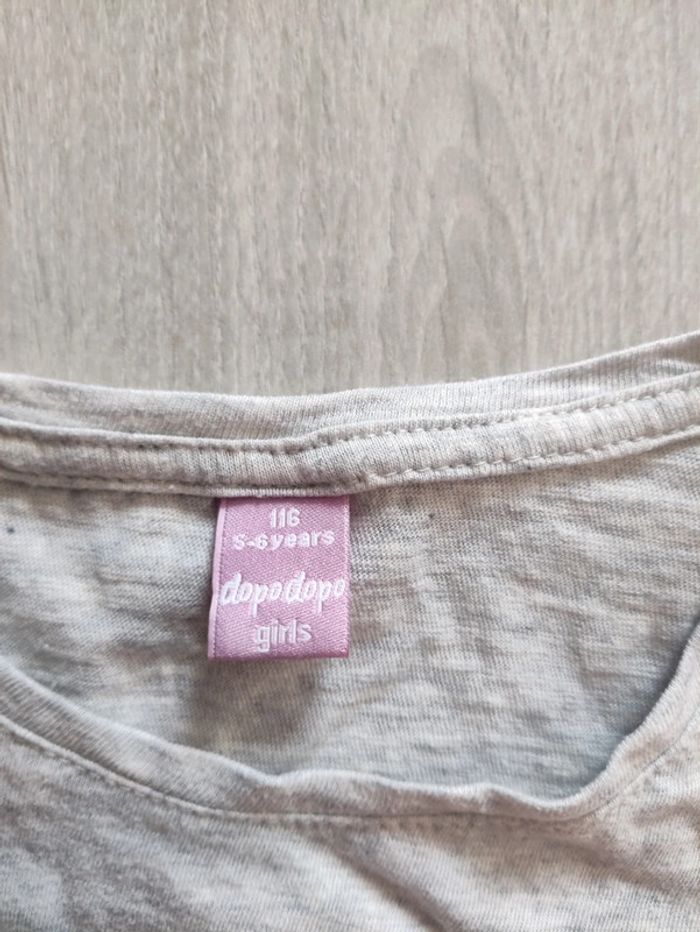 Tee-shirt fille noël dopodopo girls 116 5/6 ans - photo numéro 2