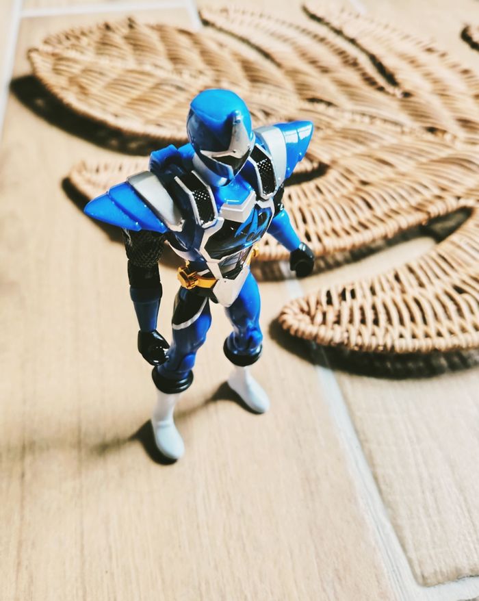 🙅 Power rangers ninja steel figurine Maître Ninja du ranger bleu marque Bandai - photo numéro 3
