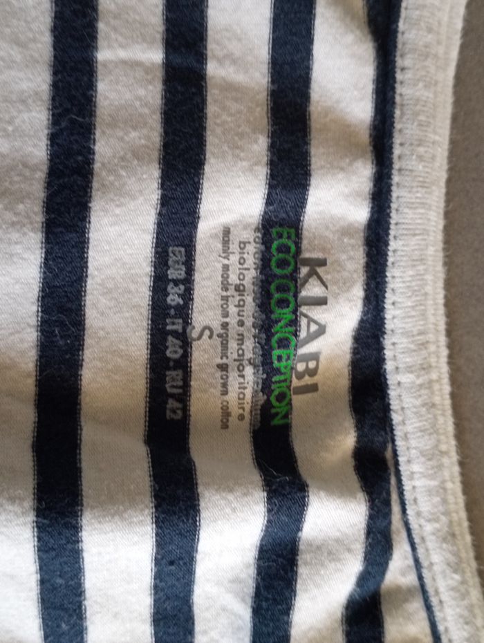 Tshirt marinière maternité taille S - photo numéro 2