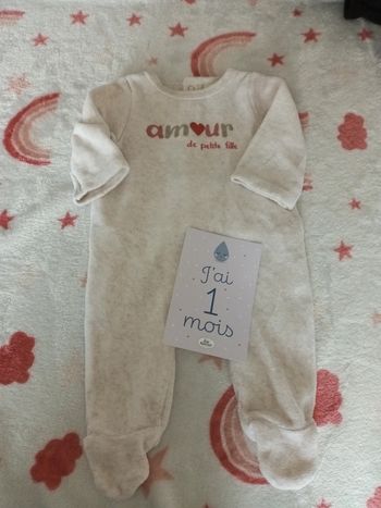 Pyjama en velour 53 cm