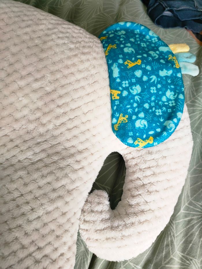 Coussin cale bébé éléphant Domiva - photo numéro 3