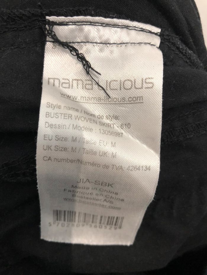 Jupe courte de grossesse noire Mamalicious Taille M - photo numéro 5