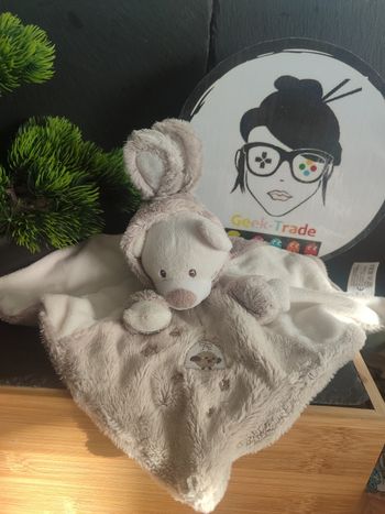 Doudou Knuffel Comforter Ours Lapin Déguisement Oiseau Nicotoy Crème Beige Blanc