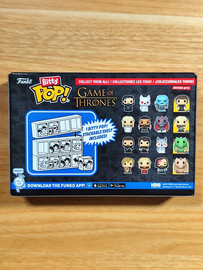 Bitty Pop! Game Of Thrones - Pack de 4 Figurines (Jon Snow, Ghost, White Walker & Mystère) - photo numéro 7