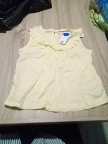 Tunique jaune fluide