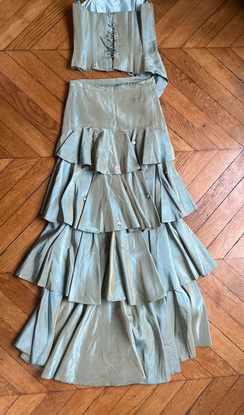 Sublime ensemble de soirée Claudine Elbaz couture Taille 38 (650€ en boutique)
