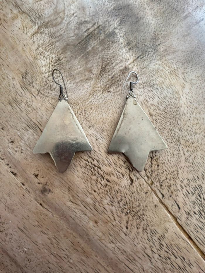 Boucle d oreilles en argent indien - photo numéro 4