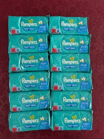 Lingettes Pampers Fresh Clean