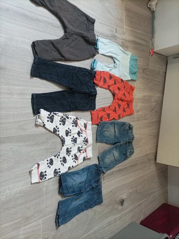 Lot de 6 pantalon garçon 6 mois