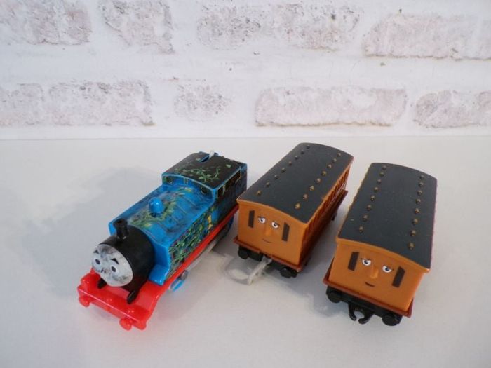 Train Thomas Jungle - Wagons Annie et Clarabel - Thomas et ses amis (J13)