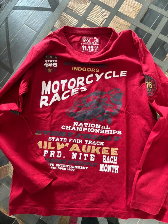 Tee-shirt manche longue garçon Tex 11/12 ans - photo numéro 10