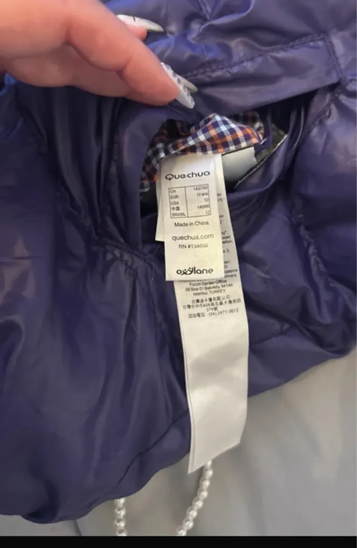 Blouson sans manche quechua 12 ans réversible - photo numéro 4
