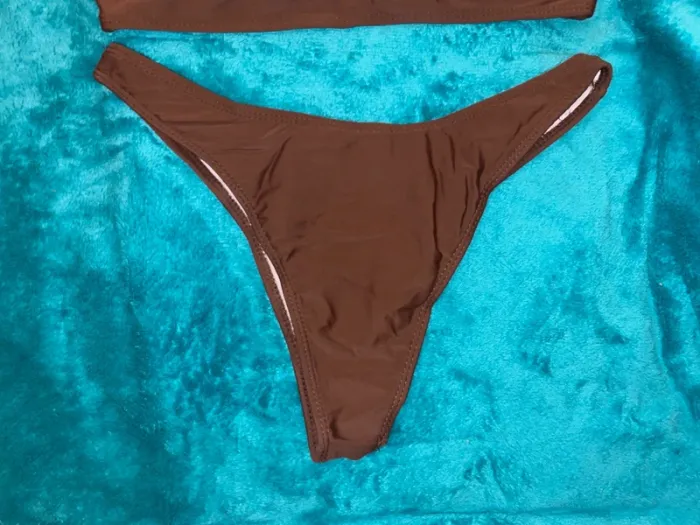 Maillot de bain marron SHEIN L - photo numéro 5
