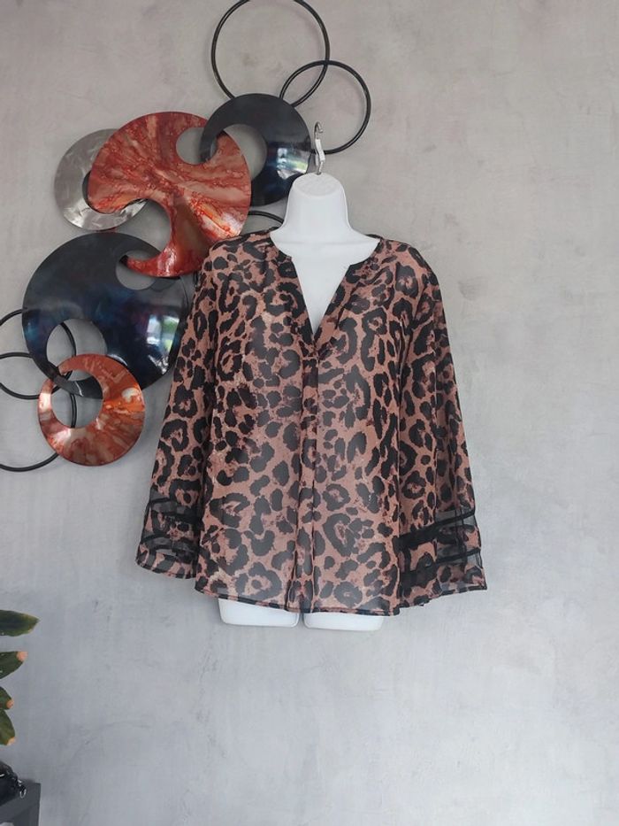 Blouse léopard fine Shein