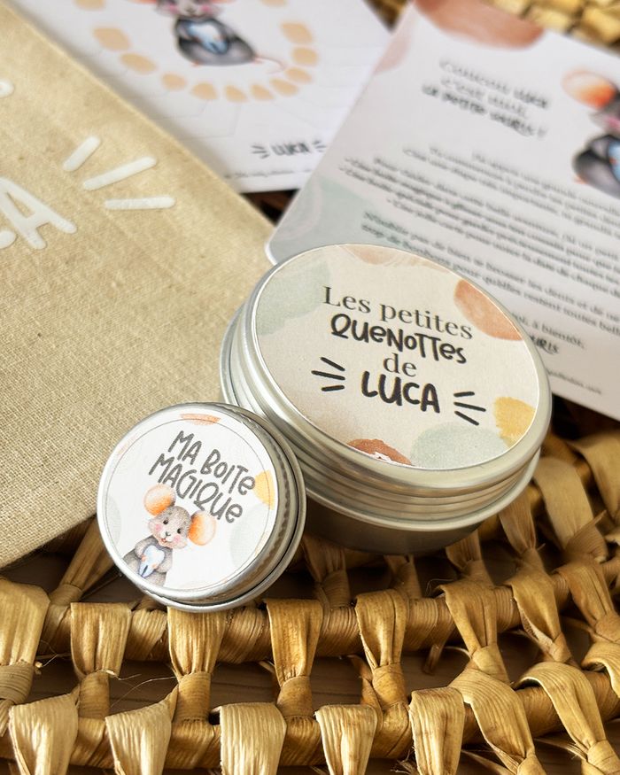Coffret Petite Souris Personnalisé｜Perte dents de lait - photo numéro 2