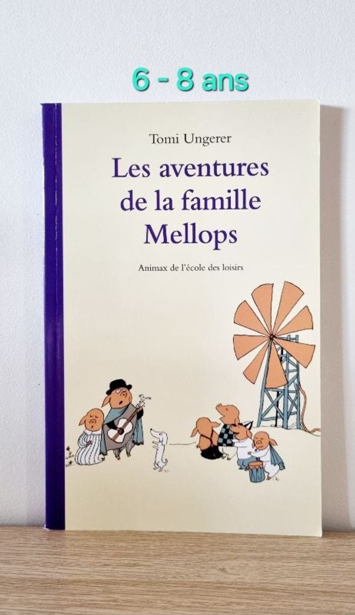 Livre jeunesse "Les aventures de la famille Mellops"