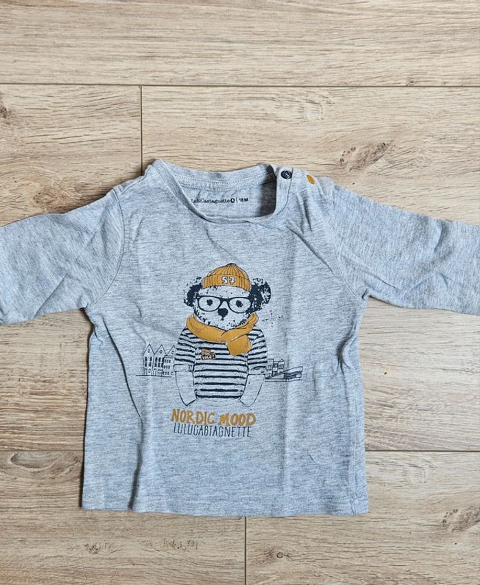 2 tee shirt manches longues Lulu castagnette - photo numéro 2