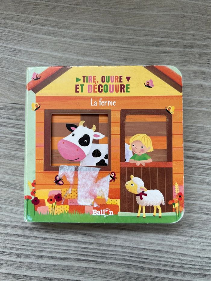 Livre tire ouvre et découvre bébé