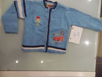gilets 18 mois disney cars