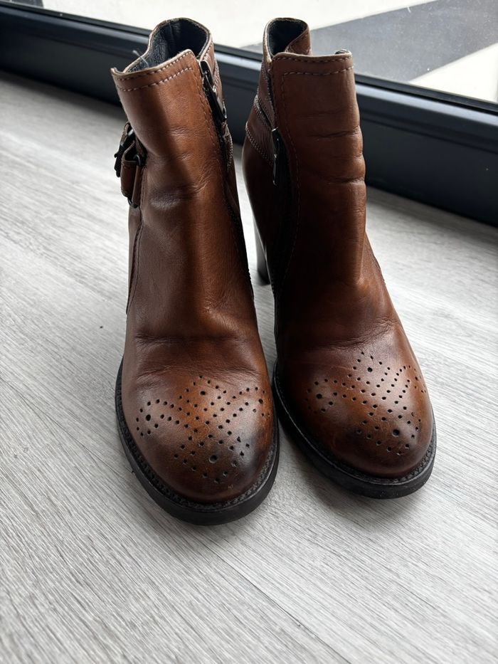 Bottines marrons