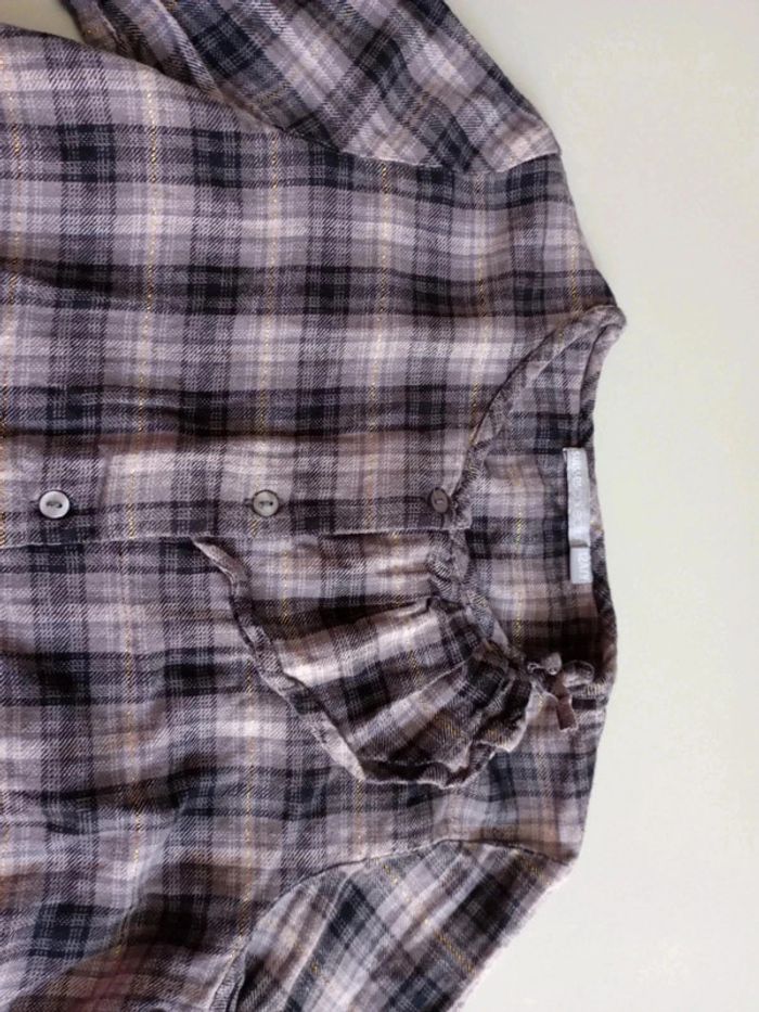 Chemise 3 Suisses collection 12 ans rayé dont rayures doré - photo numéro 5