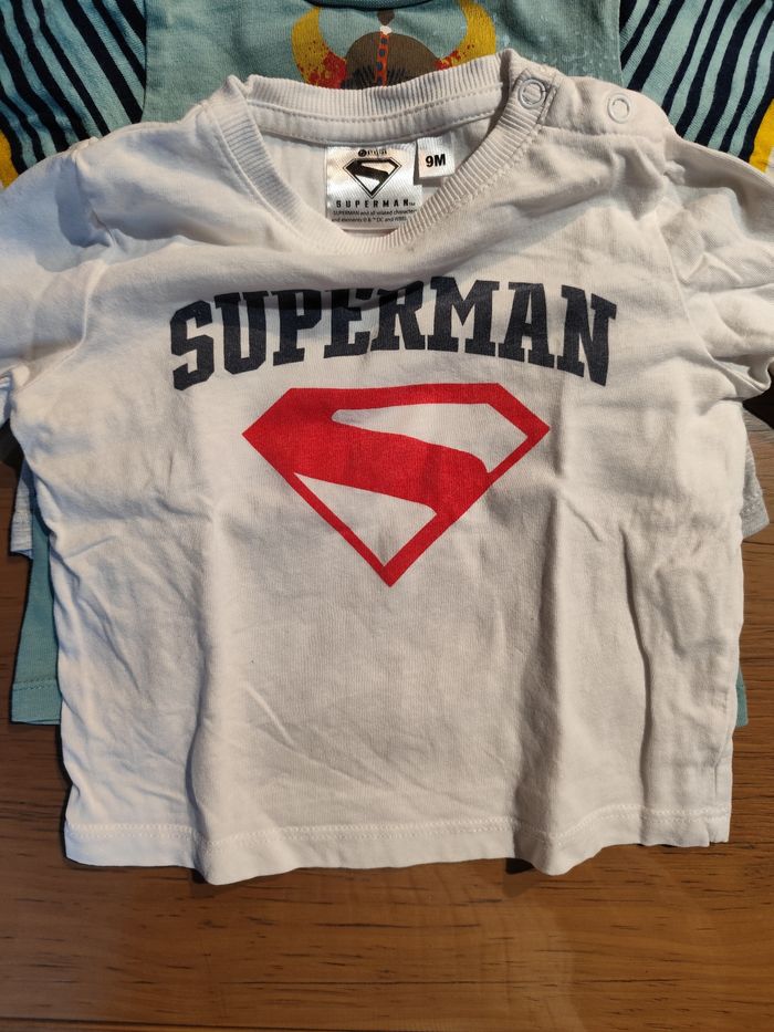 Lot de 6 t-shirts manches longues garçon taille 9 mois - photo numéro 2