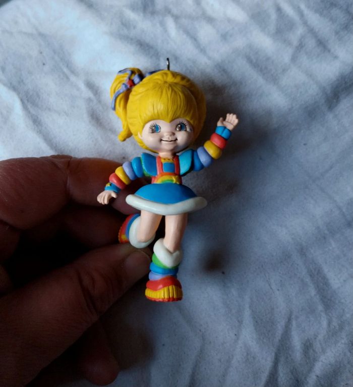 Ornement de Noël vintage rainbow brite
