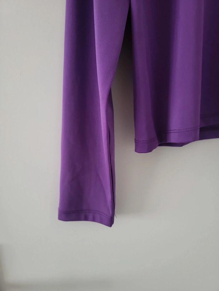 Haut sport ml violet b.nosy 13/14 ans tbe - photo numéro 5