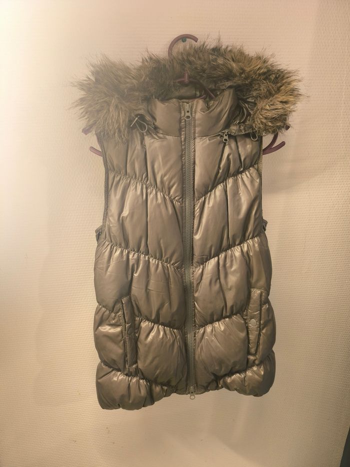 Doudoune femme taupe - photo numéro 2