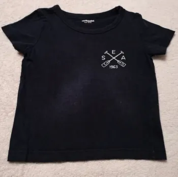 Tee-shirt marine Vertbaudet 94 cm (réf perso S25)(familleac72)