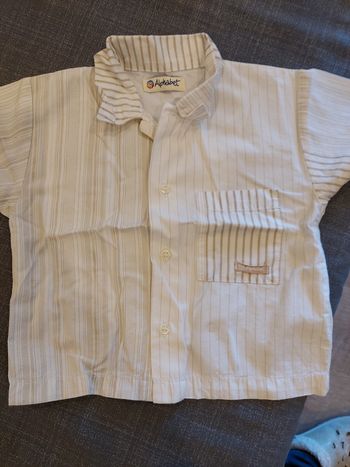 Chemisette 6mois alphabet