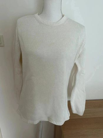 Pull épais blanc Tommy Hilfiger