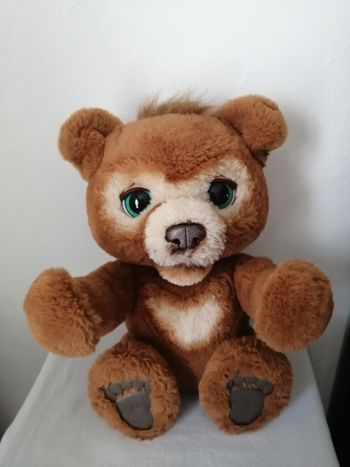 peluche ours furreal friends cubby 
